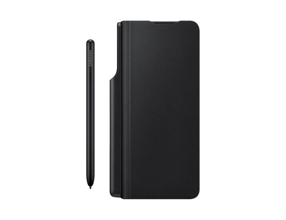 Samsung Flip Cover With Pen Black Case for Samsung Galaxy Z Fold3 5G