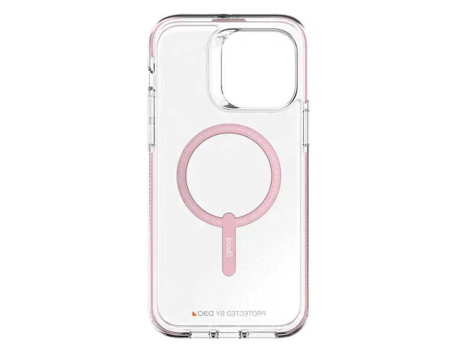 Zagg Piccadilly Snap Case for iPhone 15 Plus | Color: Clear/Pink