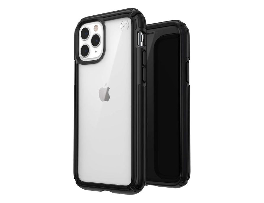 Speck Presidio V-Grip Case for Apple iPhone 11 Pro (5.8-inch) | Color: Clear/Black