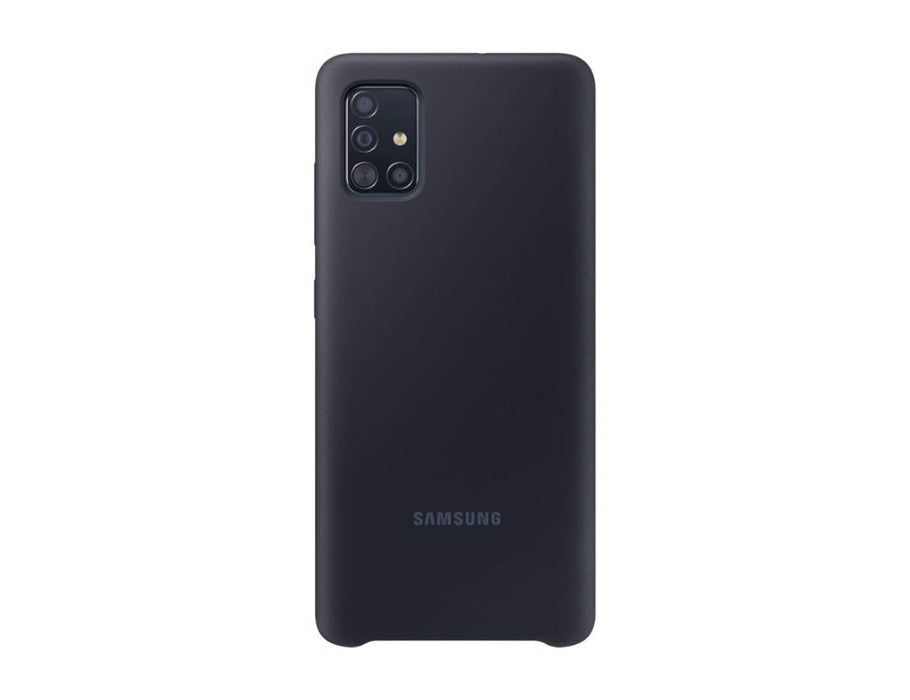 Samsung Silicone Cover for Galaxy A51 | Color: Black