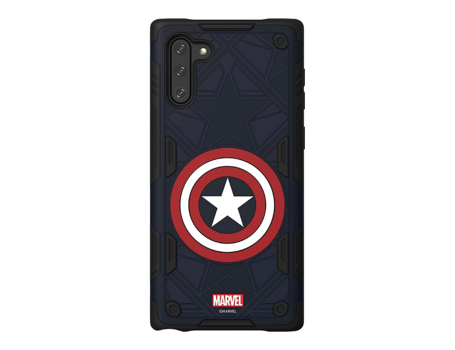 Samsung Galaxy Friends Captain America Rugged Protective Smart Cover for Note 10