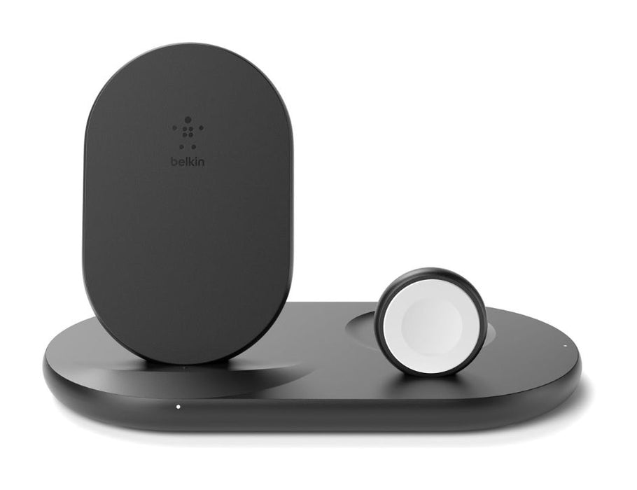 Belkin 3-in-1 Wireless Charger For iPhone, Apple Watch & AirPods | Color: Black