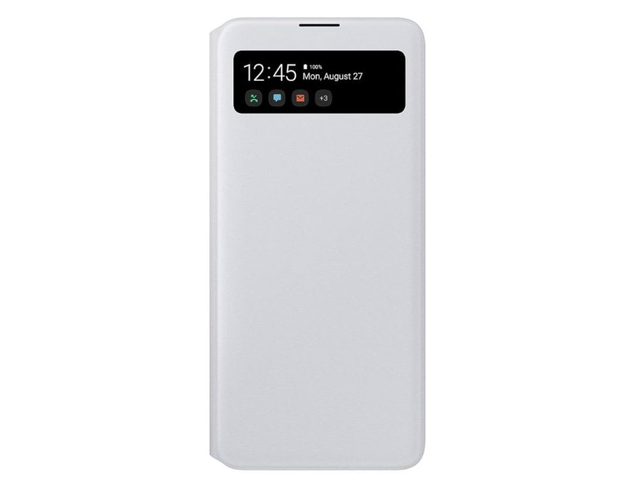 Samsung Galaxy A42 S-View Wallet Cover | Color: White