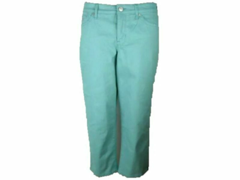 Nine West Jeans NW Chrystie Capri Nile Blue 6