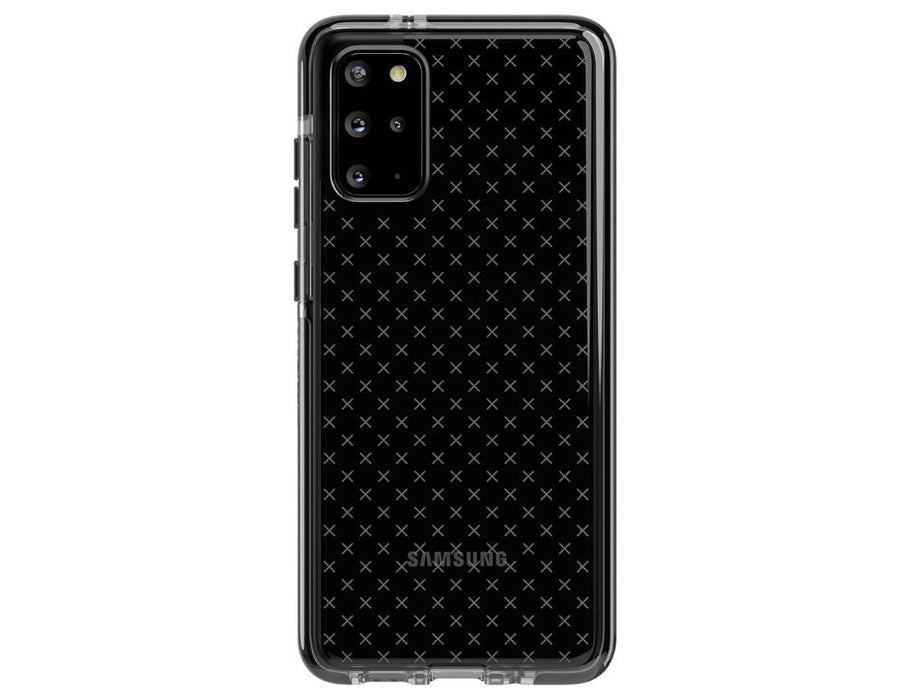 Tech21 Evo Check for Samsung Galaxy S20+ (Plus) 5G Phone Case - Hygienically Clean Germ Fighting Antimicrobial Properties with 12ft Drop Protection, Black