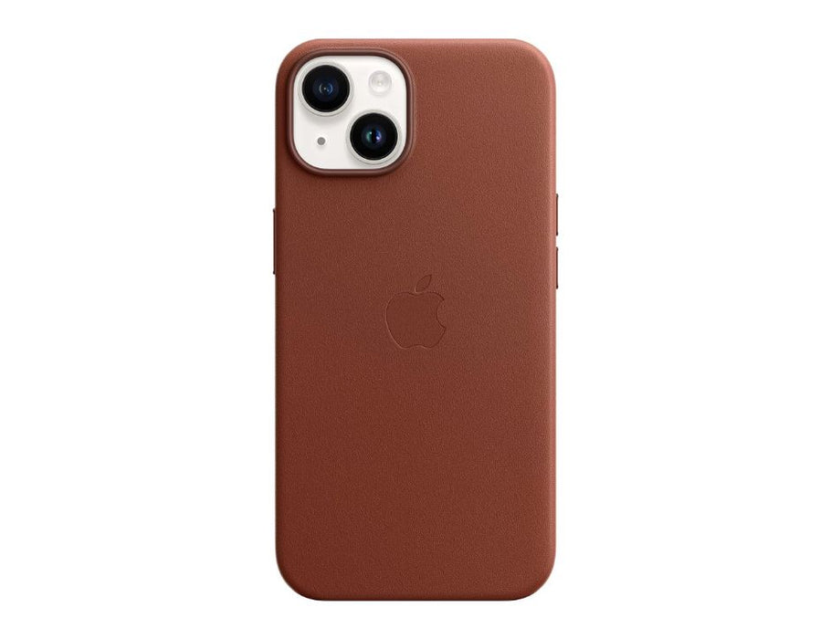 Apple iPhone 14 Leather Case with MagSafe | Color: Umber