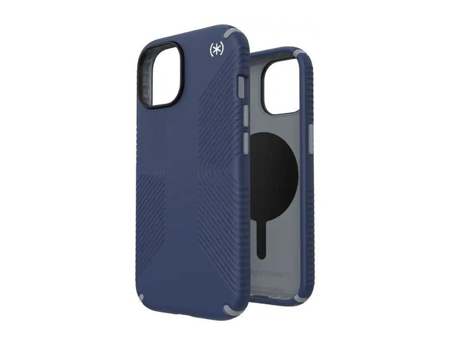 Speck Presidio2 Grip with MagSafe Blue Case for iPhone 6.7 Pro (2023)/ iPhone 15 Pro Max