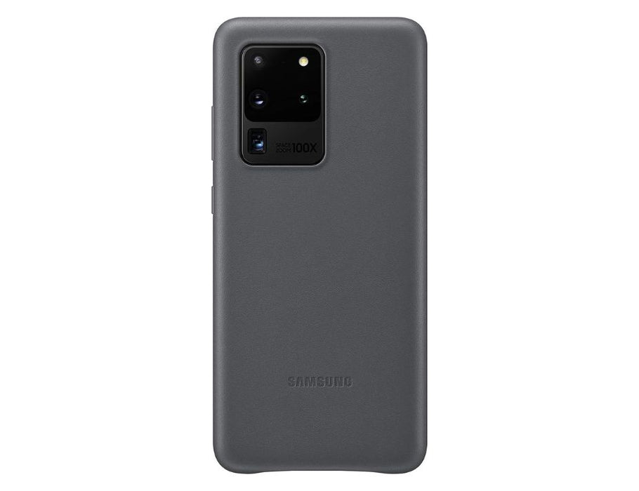 Samsung Leather Cover for Galaxy S20 Ultra 5G | Color: gray