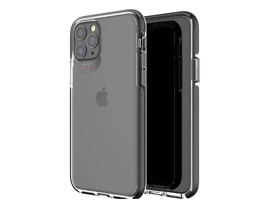 Gear4 Piccadilly Series Case for iPhone 11 Pro Max (6.5-inch) | Color: Clear & Black