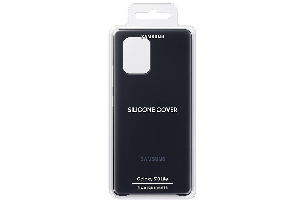 Samsung Silicone Cover for Galaxy S10 Lite | Color: Black