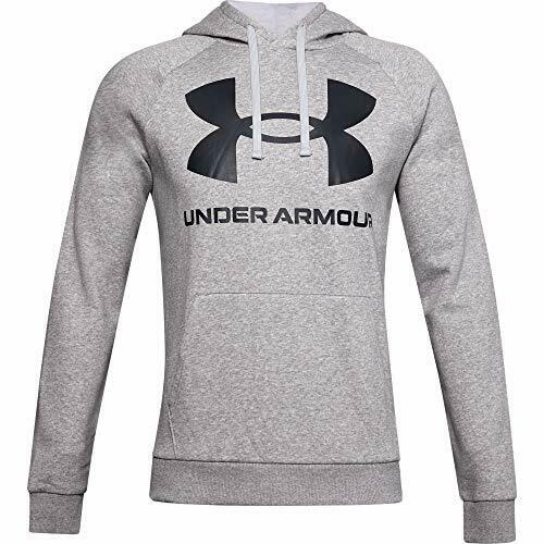 Under Armour Mens Rival Sportstyle Pullover Hoodie Black Large