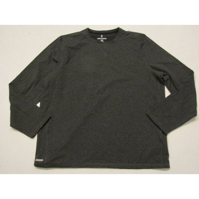 Free country Brushed crew L/S Charcoal 2XL