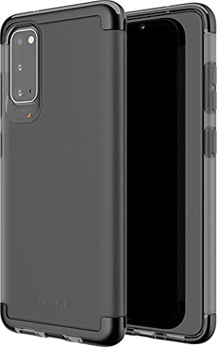 Gear4 Wembley Case for Galaxy S20 5G UW - Clear Black (Clear/Black) smoke black
