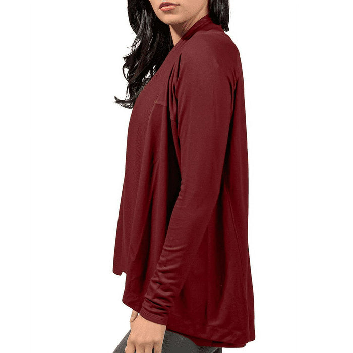 Active Life Cardigan Dark Garnet Medium