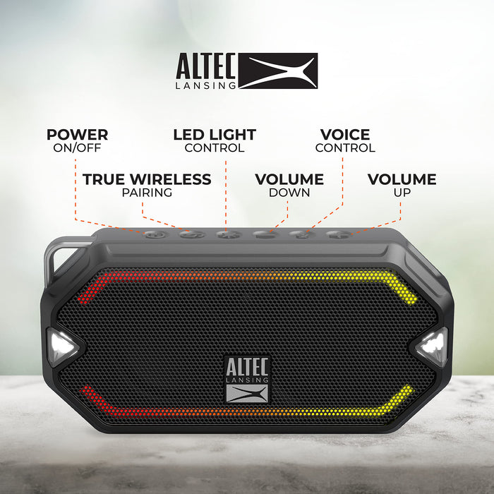 Altec Lansing HydraMini Everything Proof Speaker | Color: Black