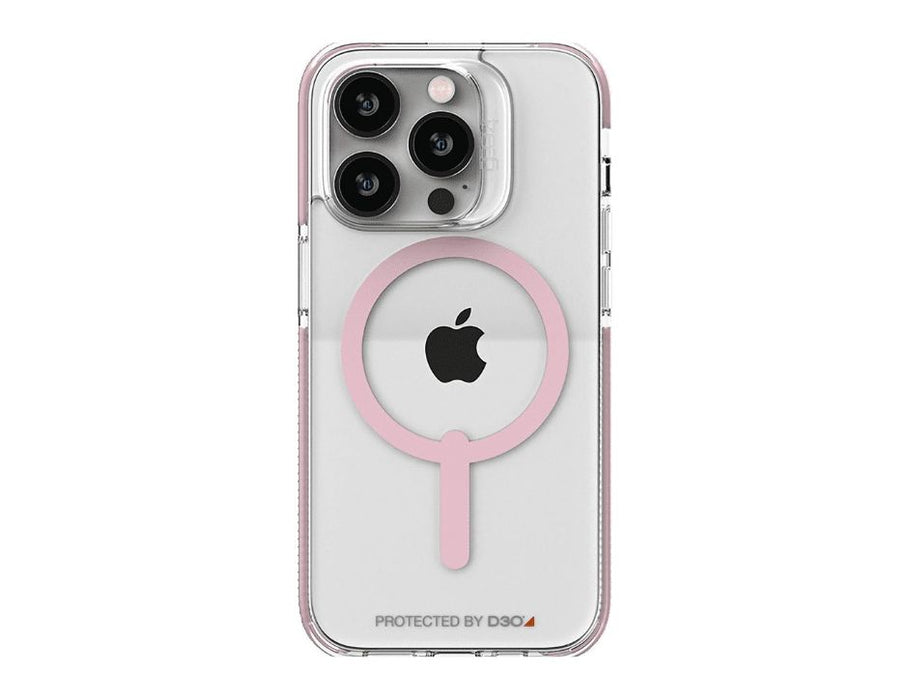 Gear4 Zagg Piccadilly Snap Case for iPhone 14 Pro / iPhone 6.1 Pro (2022) 5G | Color: Pink /Clear