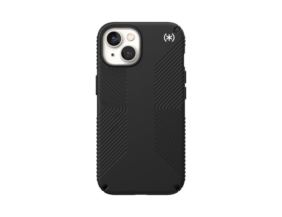 Speck Presidio2 Grip with MagSafe Black Case for iPhone 15 Plus