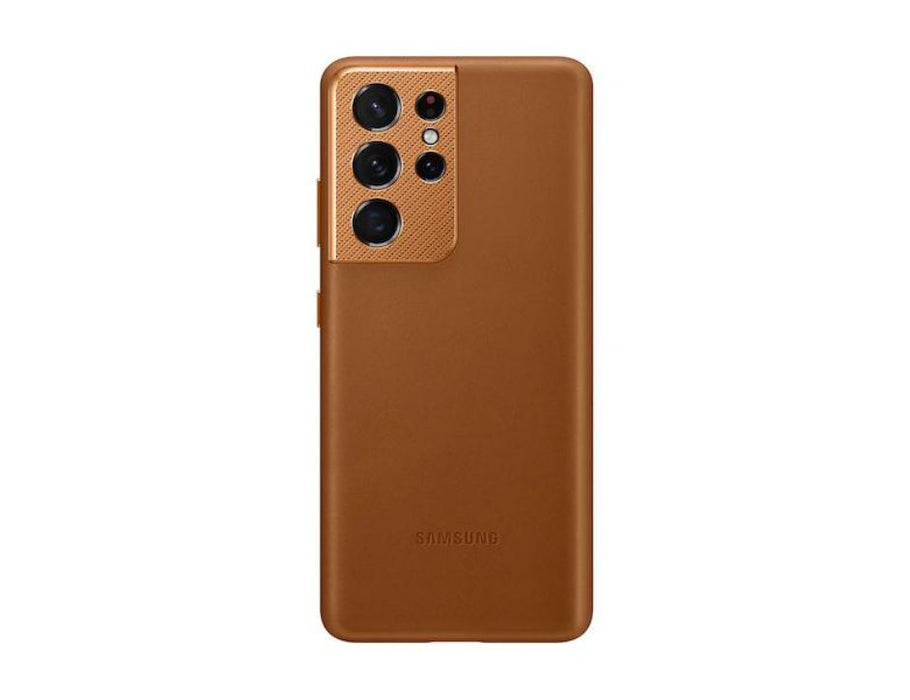 Samsung Galaxy S21 Leather Cover  | Color: Brown