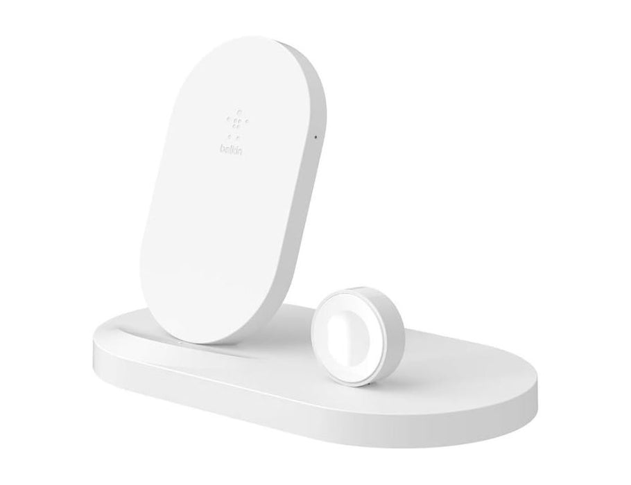 Belkin Boost Up Wireless Charging Dock For iPhone with Apple Watch Charger | Color: White