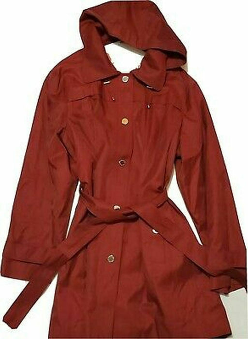 London Fog Women's Size XXL Chili Red Polyester Coat Chili Red XXL