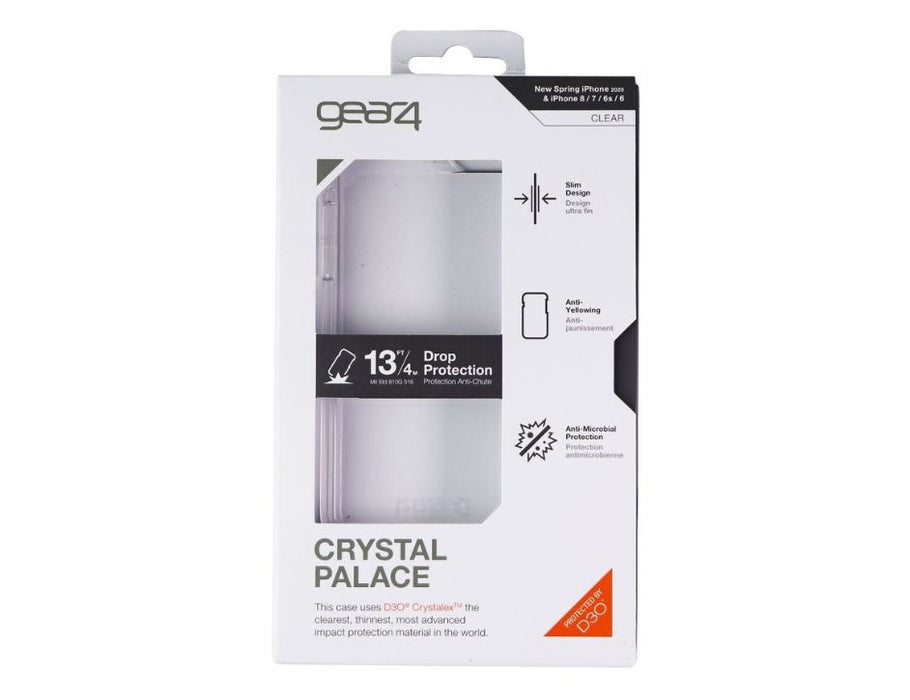 Gear4 Crystal Palace Clear Case for iPhone 8/7/6S/6