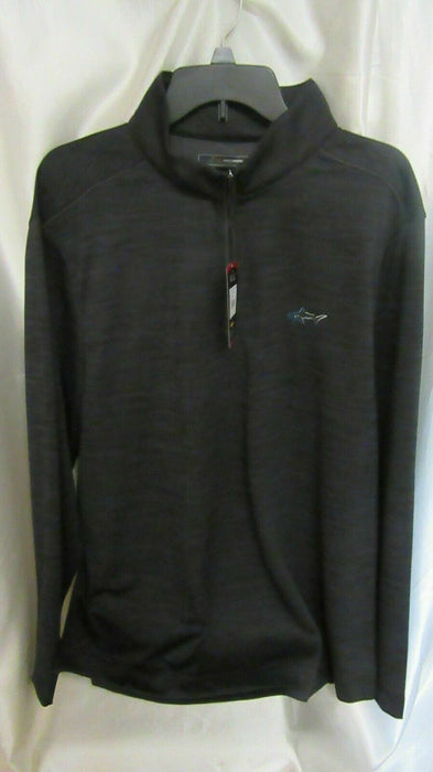 Greg Norman Men's Quarter Zip BLK L