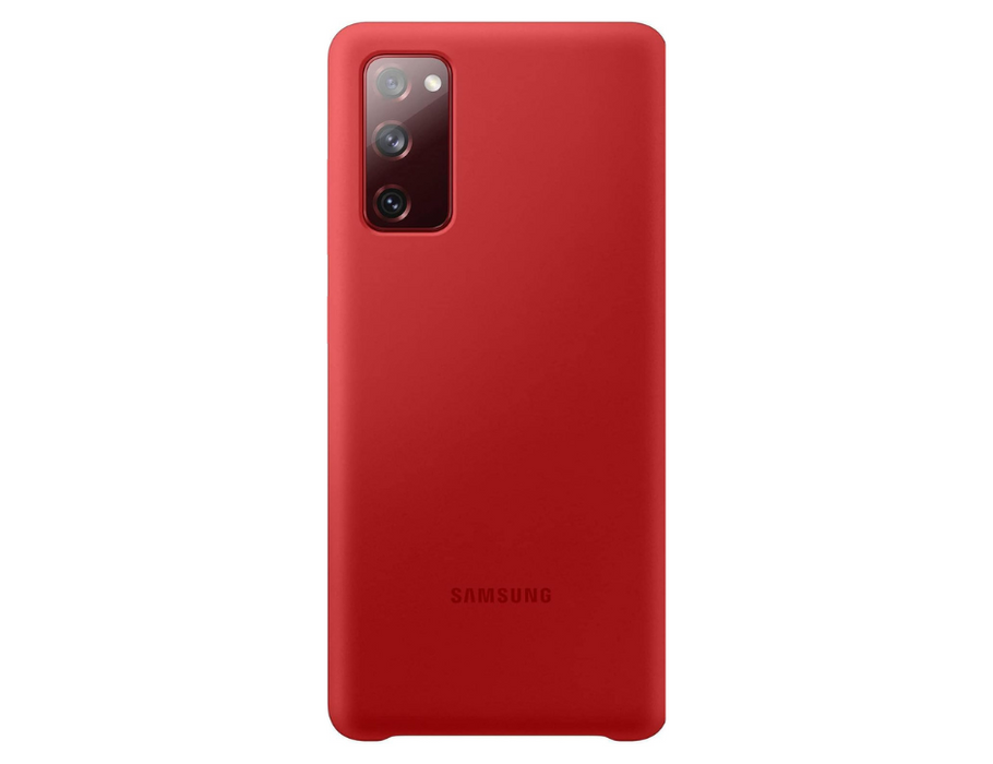 Samsung Silicone Cover for Galaxy S20 FE 5G | Color: red