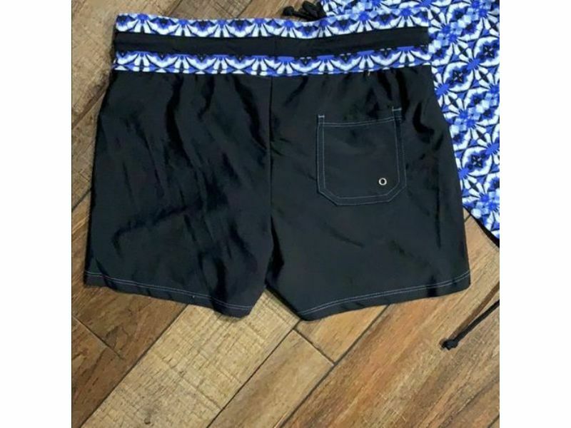 Free Country 2 Piece Swim Set Peri Mist/Black Extra Large