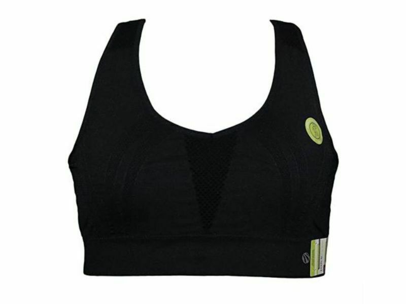 Marika Sport Performance Seamless Bra Black Small 32C/34B