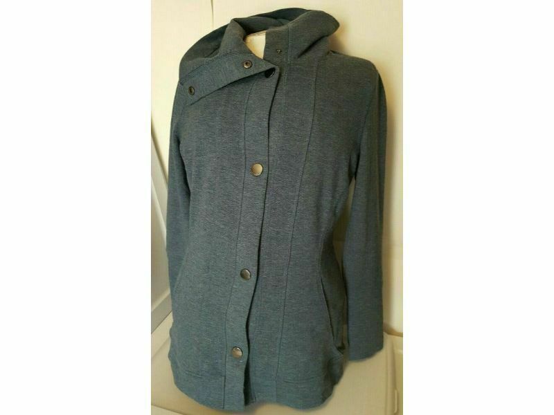 Free Country Snap Front Cardigan Heather Grey Medium