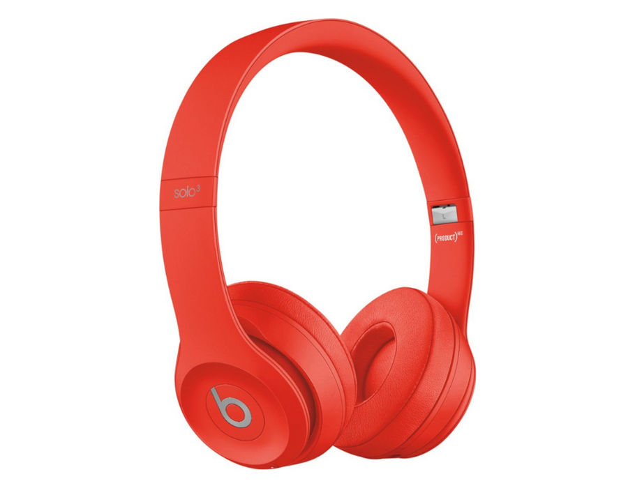 Beats by Dr. Dre Solo³ Wireless On-Ear Headphones | Color: Citrus Red