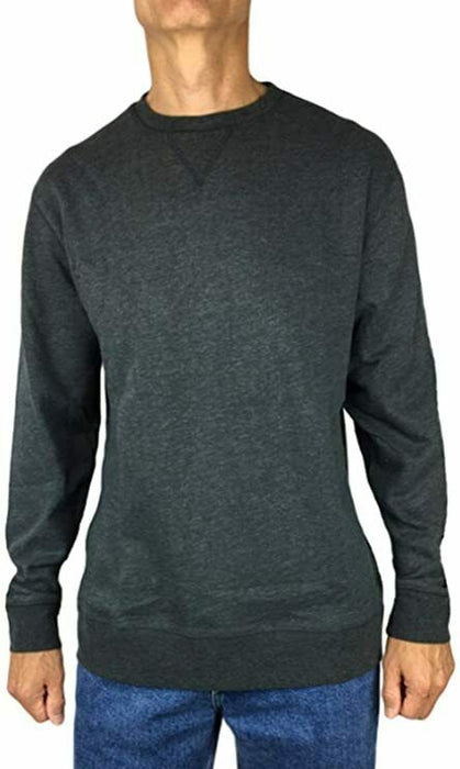 Eddie Bauer Mens Long Sleeve Sweatshirt Charcoal Small