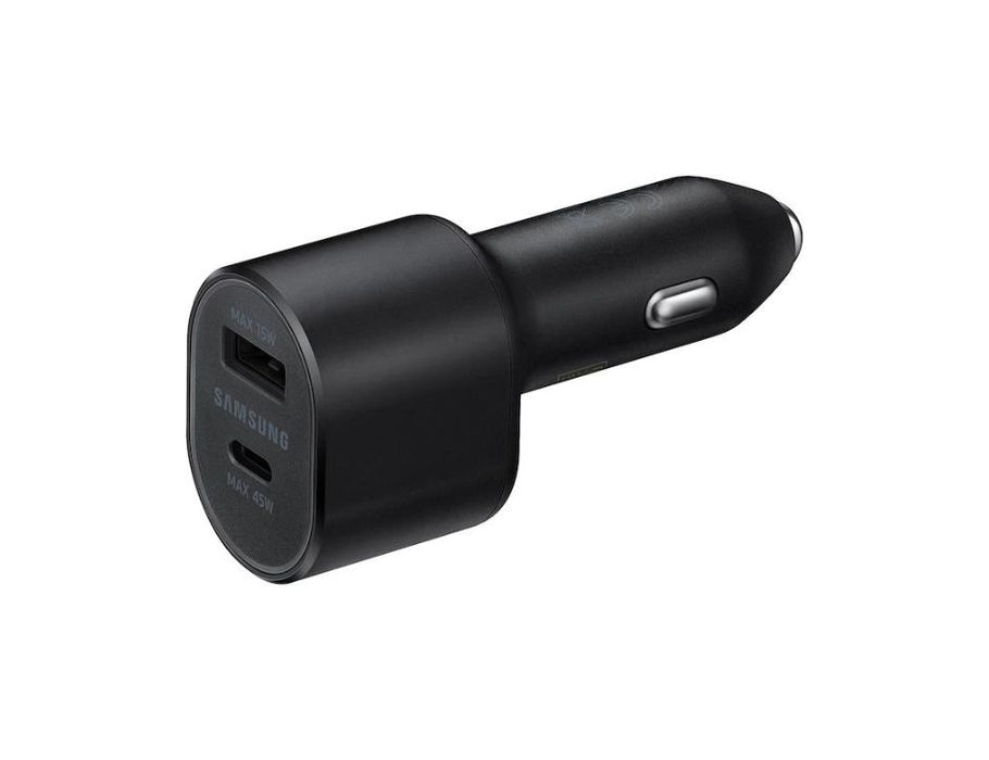 Samsung Dual Port Vehicle Charger, 45w Super Fast Charge with USB- C to USB-C Cable