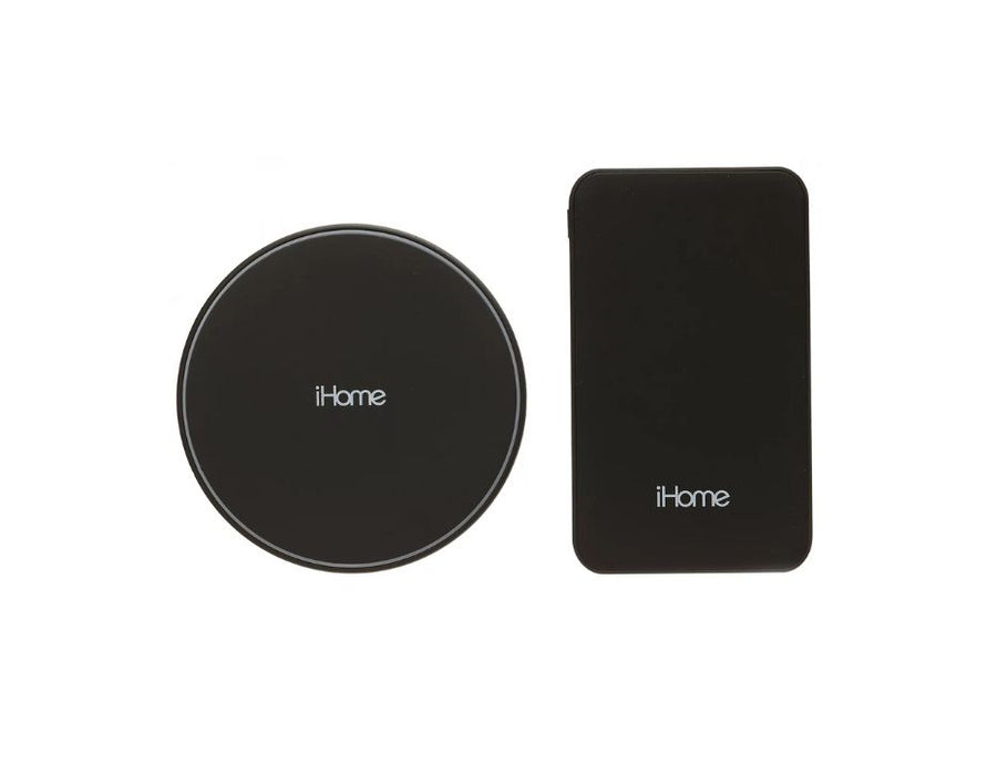 iHome 2-in-1 Slim Multi Charge Bundle | Color: Black