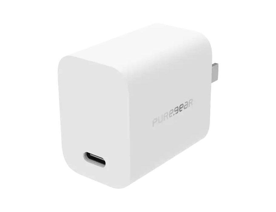 Pure Gear Light Speed USB-C 20W Wall Charger | Color: White