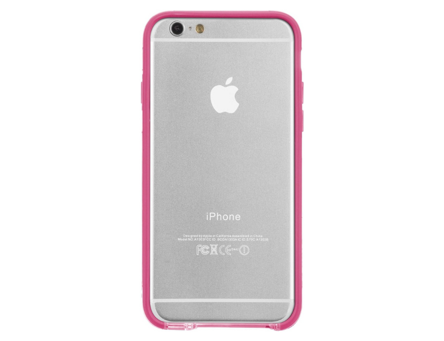 Case-Mate iPhone 6 Tough Frame | Clear & Pink