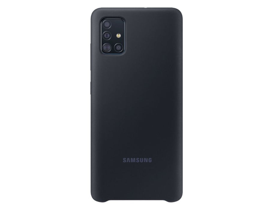 Samsung Silicone Cover for Galaxy A51 | Color: Black