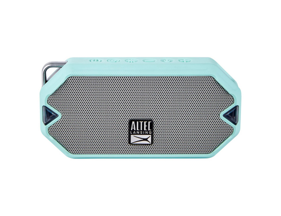 Altec Lansing HydraMini Waterproof Bluetooth Speaker | Color: Mint Green