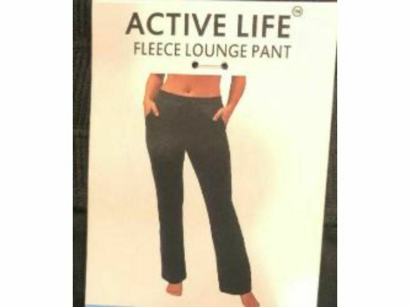 Active Life Fleece Lounge Pant Heather Charcoal Medium