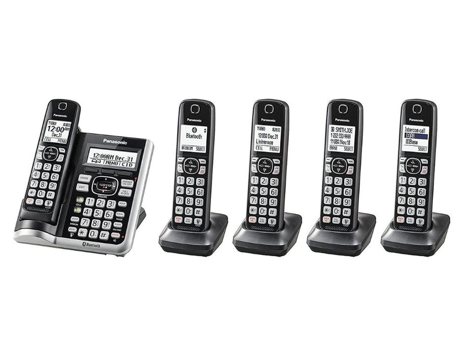 Panasonic KX-TG785SK Dect 6.0 Plus Link-to-Cell Bluetooth Cordless Phone System