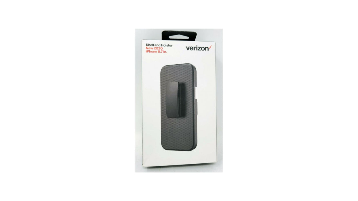 Verizon Shell and Holster New 2022 iPhone 6.7-inch - Black