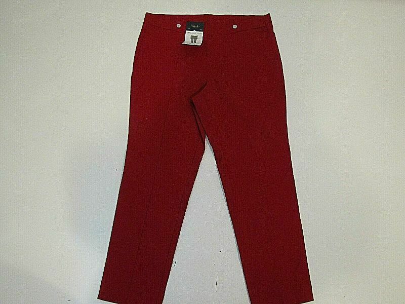 Rafaella Women's Slim Ankle Comfort Pant Chili Pepper 12