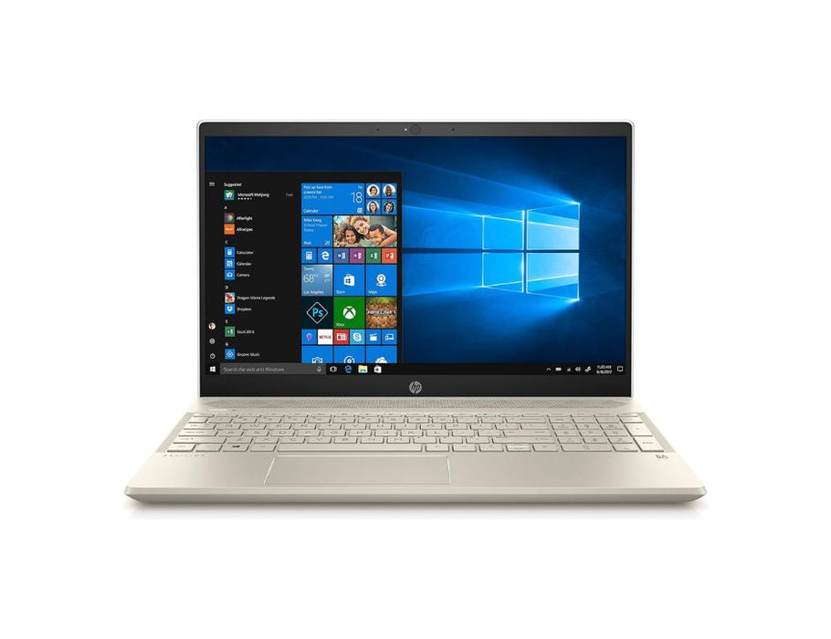 HP Pavilion Laptop, 15.6” with I5-8250U, 8GB+16GB OPTANE, & 1TB | Color: Gold