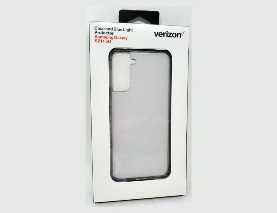 Verizon Clear Case and Blue Light Protector for Samsung Galaxy S21+ 5G