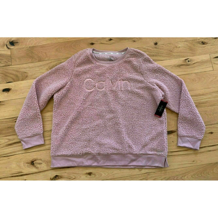 Calvin Klein Women's Sweater Crew Neck CMO/CAMEO PINK XL