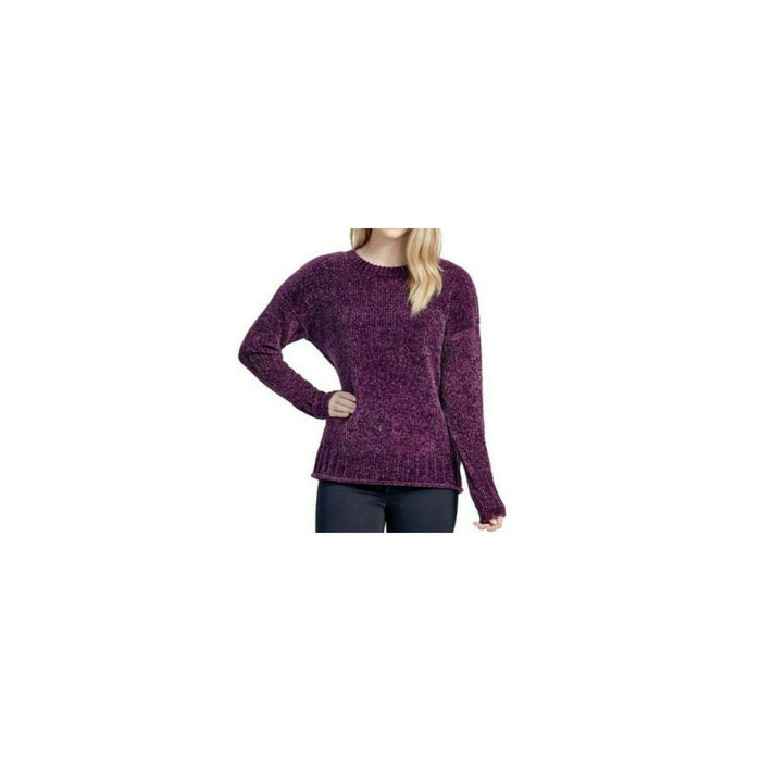 Seven7 Premium Quality Brand Ultra Plush Chenille Pullover Blackberry Wine L/G