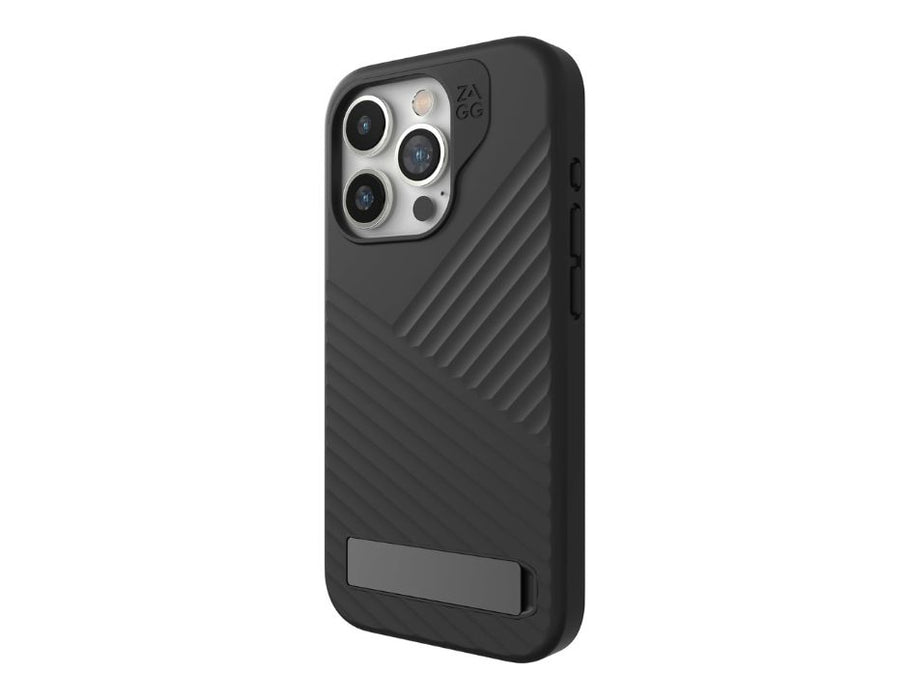 Zagg Denali Snap with Kickstand Black Case for iPhone 15 Pro Max