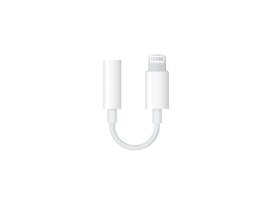 Apple Earbuds (Lightning) with Aux Adapter (Bulk Packaging) | Color: White