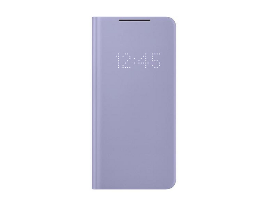 Samsung LED Wallet Cover for Galaxy S21+ 5G | Color: violet