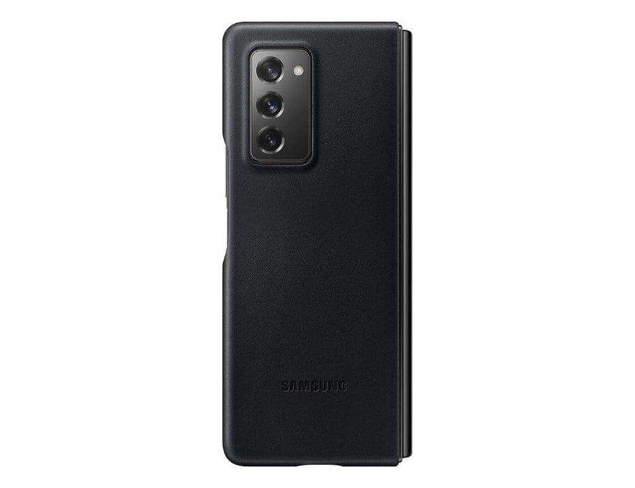 Samsung Leather Cover for Galaxy Z Fold2 5G | Color: black